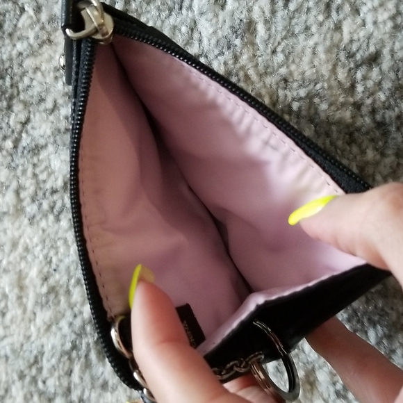 Coach Key Chain Wallet Black - Picture 4 of 5